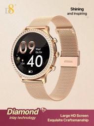 D8 Smartwatch (Answer/Make Call), 1.32" Smartwatch For Women Women IP68 Waterproof, The Bezel Is Emb