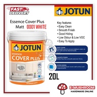 20L Jotun Cover Plus Matt Easy Clean 0001 White For Interior Wall & Ceiling