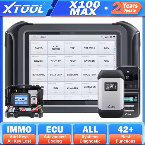 XTOOL X100MAX Key Programmer All Key Lost All System Diagnostic Tools ECU Coding Scanner 42+Reset Up