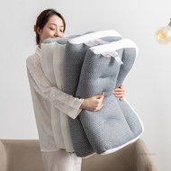 GJGHKJrrfss หมอนสไตล์ญี่ปุ่น รูปทรงโค้งมน ปกป้องการนอนกระดูกสันหลังส่วนคอ ปลอกหมอนชายและหญิงสำหรับใช