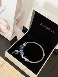 Pandora 潘多拉藍色熱氣球手鐲｜配件齊全 順豐包郵