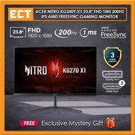 Acer Nitro KG240Y X1 23.8" FHD (1920 x 1080) 1ms 200Hz IPS AMD Freesync Gaming Monitor (DP x1, HDMI 