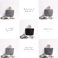 Canvas tote bag 30x10x20