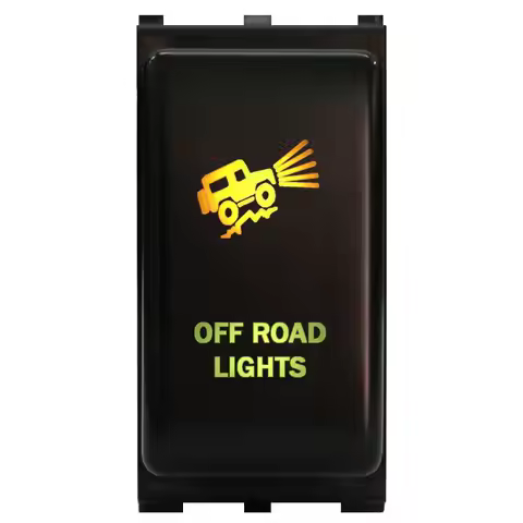 12V Nissan OFF ROAD LIGHTS Symbol Push Switch Fit Navara D40,Pathfinder,Patrol Y61/62,X-Trail T31,El