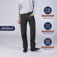 Jack Russel - Men Corduloy Pants กางเกงลูกฝูกทรงกระบอกตรงผู้ชาย - Klassik J-1200/GR Straight Fit Gre