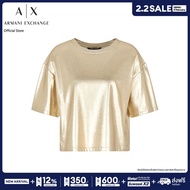 AX Armani Exchange เสื้อยืดผู้หญิง รุ่น AX 6DYT45 YJGDZ4626 - สีทอง