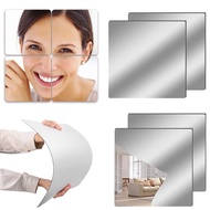 4/1Pcs 30C*30M 3D Acrylic Mirror Stickers Wall Decal/2MM Thicken Square Mirror Tile Wall Stickers