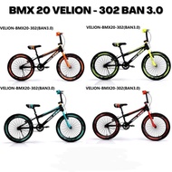 SEPEDA BMX 20" VELION - SALVO BAN 20 X 3.0 DAN 2.40 UNTUK ANAK 9 TAHUN