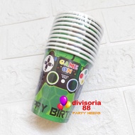 [DV88] Game On / Online Game Paper Cup (10pcs per pack)
