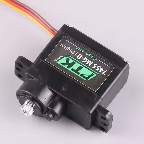 PTK 7455MG-D 12g Digital Servo Metal Gear for EPP F3P Glider RC Car Helicopter Airplane - Hitec HS-6