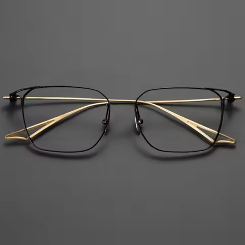 Japanese Blade Design Replicas ACT Series Luxury Pure Titanium 9.9g Lightweight Glasses Frames Man E