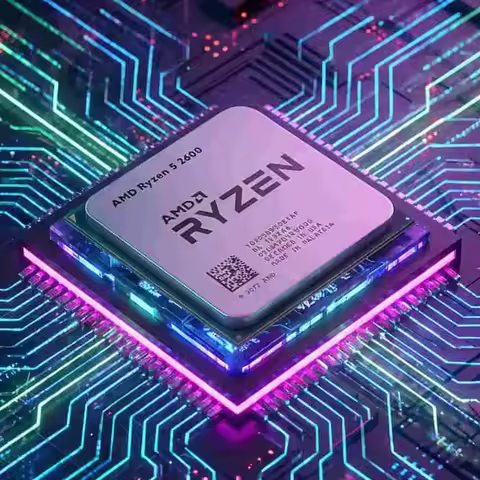 AMD Ryzen 5 2600 R5 2600 Desktop CPU Socket AM4 Interface Compatible A320 B350 B450 X470 B550 X570 M