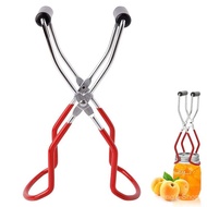 Canning Jar Lifter Tongs Stainless Steel Jar Lifter with Rubber Grips Kitchen Canning Tongs Fits all
