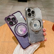 Samsung S25FE Four Corners Thickened Shell Shock-Resistant S25Edge S23 S25 S24ultra A42 Glitter Brac