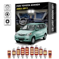 6Pcs  For Toyota Avanza 2003 2004 2005 2006 2007 2008 2009 2010 2011 Accessories LED Interior Dome M