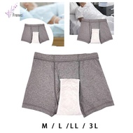 [Freneci] Men Diaper Pants, Elderly Diapers Waterproof Washable Incontinence Briefs Adult Cloth Diap