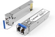 1.25G SFP LC Transceiver, 1000Base-LX Single Mode SFP Module, 1310nm SMF Dual LC, Up to 20km for Cis