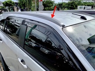 ราวหลังคา mux 2020 -2025 ยาวเต็มชิ้น ไม่มีรอยต่อ สินค้าผลิตในประเทศ Isuzu Mux 2020- 2025 roof rail