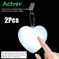 Actver 2 Pcs Women Purse Light Rechargeable Handbag Light for Purse,Led Automatic Sensor Touch Handb