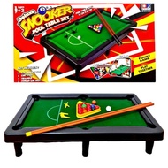 Mainan Anak Meja Billiard Bola Set Deluxe Snooker Pool Table Set 47 cm