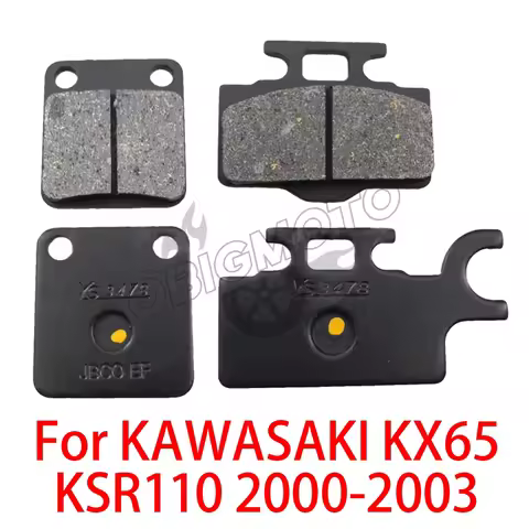 KSR 110 Motorcycle Front Rear Brake Pad For KAWASAKI KX65 KSR110 KSR-110 KX 65 KX-65 2003 2002 2001 