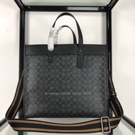 🎀Brand New Free Shipping💙Coach C7674 40 托特包 手提包 手袋 斜挎包 單肩包｜Color 黑色｜Size 40x40x20 cm（超大 请看好尺寸）💙配件全齊適