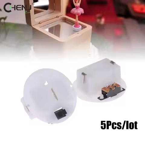 5Pcs/set For AG13 With Switch Round Base Battery Box Button Compartment Craft Base Battery Storage C