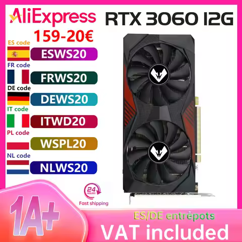 SOYO New Gaming Graphics Cards NVIDIA GeForce RTX 3060 12GB GDDR6 192 Bit Desktop GPU Video Card Com