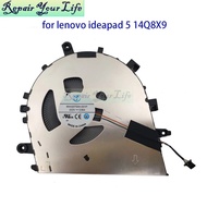CPU Cooling Fan For Lenovo IdeaPad 5 2-in-1 14Q8X9 83GH 5F10S14190 5F10S14189 Notebook Cooler Radiat