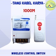 WIRELESS REMOTE CONTROL SWITCH ON OFF / SAKLAR JARAK JAUH INDUSTRI WIRELESS 220V