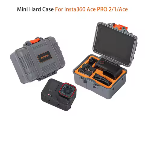 Portable Mini Hard Storage Box For insta360 Ace Pro 2/Ace Pro Waterproof Carrying Case For Insta360 
