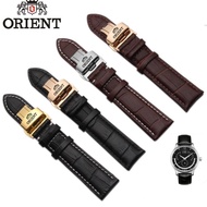 Orient Watch Strap Genuine Leather Strap Men Automatic Butterfly Clasp Accessories Women's Bracelet Watch Accessories
