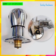 CITY Stopcock 1/2" [T&W Hardware]
