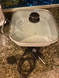 電煮食爐，打邊爐 Non-stick Ceramic Electric Skillets Coating Deep Frying Pan