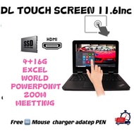 DL TOUCHSCREEN PLAYSTORE 11.6inch 4+16g zoom meet excel