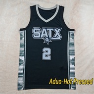 Hot Pressed NBA San Antonio Spurs #2 Dylan Harper Statement Edition black basketball jerseys