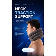 Neck stretcher with cervical collar, inflatable cervical traction,adjustable cervical collar