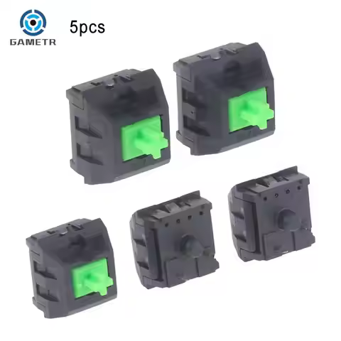 5pcs Green RGB switches for Razer blackwidow Chroma Gaming Mechanical Keyboard and others with 4pin 