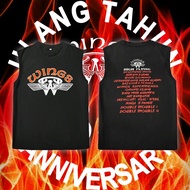 COD kAOS Baju Vest Wings Double Trouble Album Rock Band Graphic Printed Tee Adult Cotton Wings Rock 