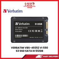 VERBATIM VBS-49352  VI 550 S3 SSD SATA III 512GB