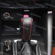 Genuine Leather Car Gear Shift Knob Collars Cover for Mazda 3 Mazda3 Axela Atenza CX-5 CX-4 CX-3 CX3