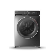 [Bulky] Toshiba Stainless Steel 12mins Quick Wash Front Load Washing Machine, 9.5kg,  TW-BK105G4S(SK) - TOSH