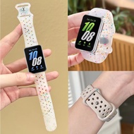 Silicone Confetti Watch Strap For Galaxy fit 3 Strap Smart Watch Galaxy fit3 Strap Lovely Silicone G