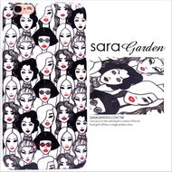 【Sara Garden】客製化 手機殼 Samsung 三星 Galaxy A50 手繪 翻白眼 紅唇 女孩 保護殼 硬殼