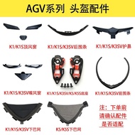 AGV K1 Accessories K1S, K3, K3SV, K5, K5S Ventilated Nose Protection Chin with Top Lining Cheek Pad 