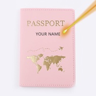 Personalised Passport Holder Luggage Tag Travel Wallet Men's Bank Card Holder Case Women Passport Covers Customized Christmas Gift