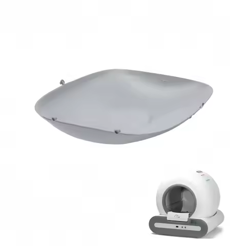 Silicone Litter Mat Accessory Parts Self Cleaning Robot Box Leakproof Cat Litter Pad Grey Replacemen