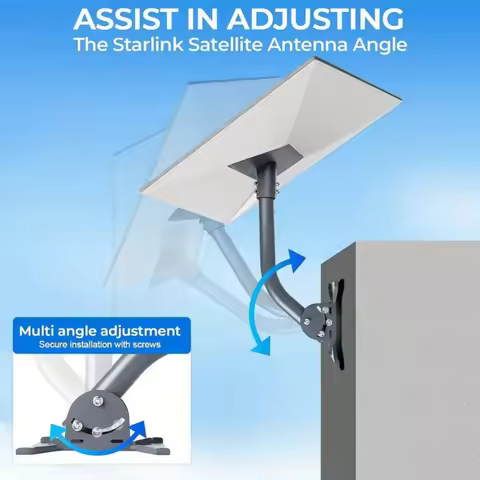 Suitable For Starlink Gen 3 Kit Bracket, Starlink Internet Long Wall Mounting Bracket, Starlink Gen 