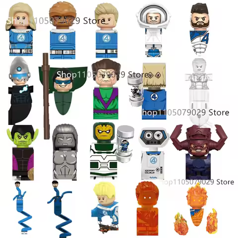 Marvel Building blocks SuperHeroes Mini Action Figures Birthday gifts Brick toys Parker Miles Morale