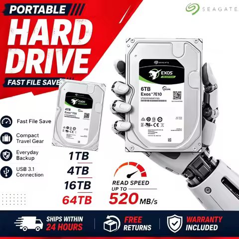 For Seagate 6TB Hard Disk SATA 3 Interface 1TB 2TB 3TB 4TB Brand Desktop PC 3.5inch Internal Mechani